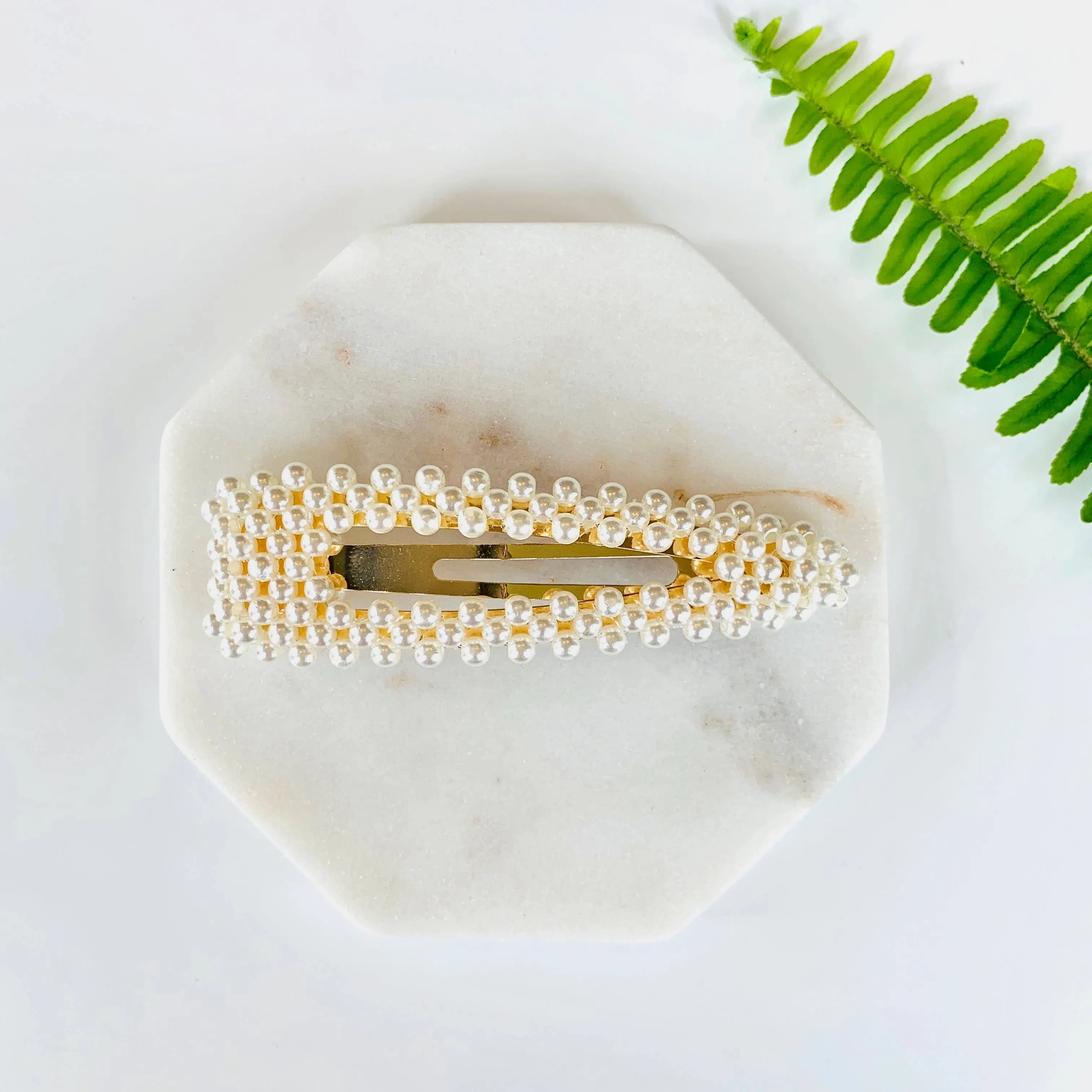 Pearl Barrette Clips