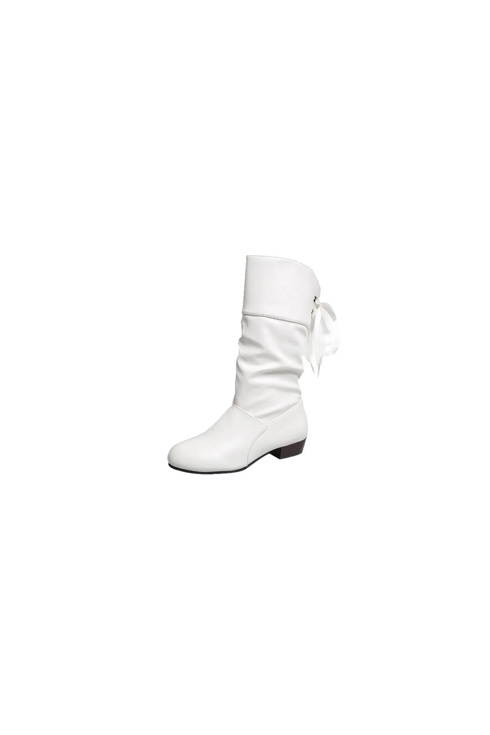 Point Toe Block Heels Boots