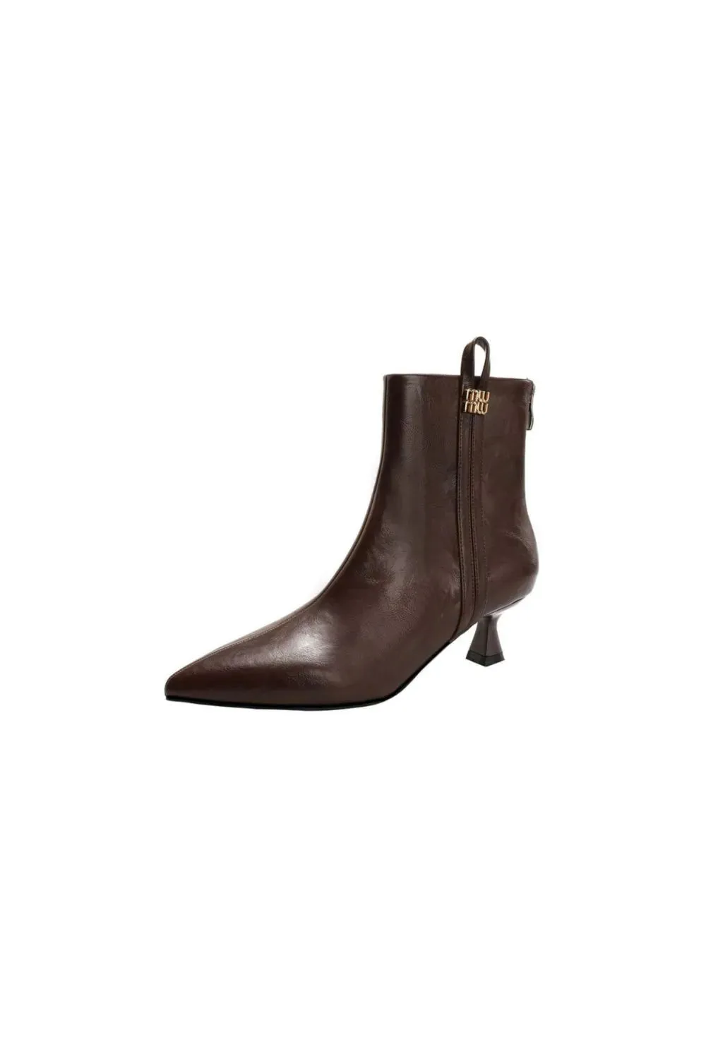 Point Toe Kitten Heels Boots