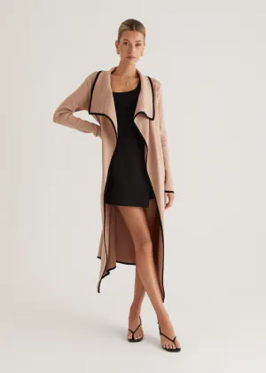 Portland Knit Coat - Camel