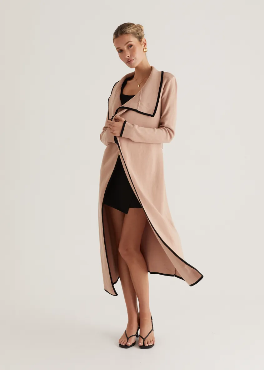 Portland Knit Coat - Camel