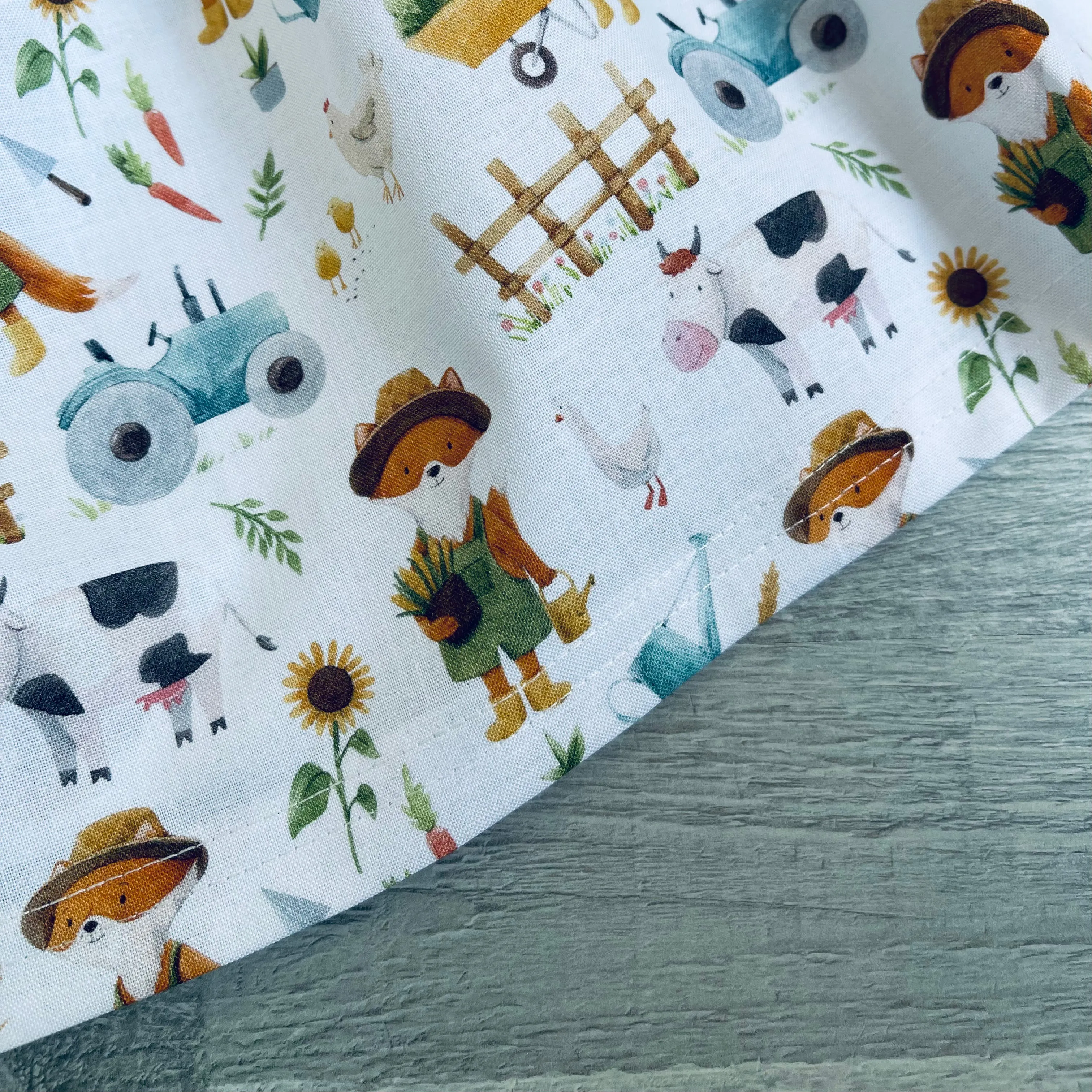 Premium 100% Cotton Sun Dress with twist back detail - Fox at the Farm