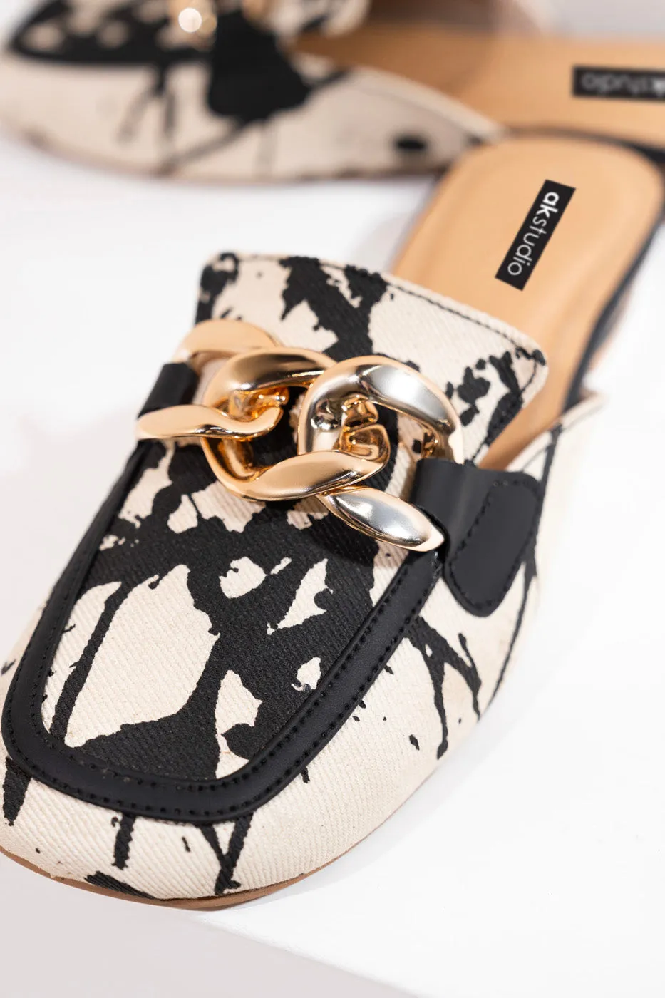 Printed Loafers