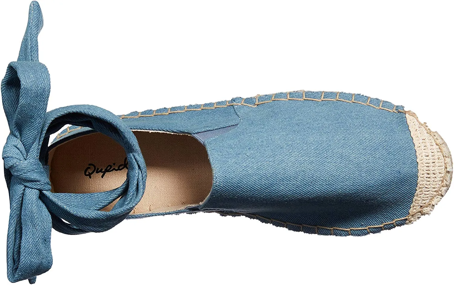 Qupid ELMORE-12A Lace Up Ballerina
