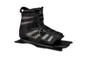 Radar Vector Boa Boot - Black / Carbon / White - Rear Feather Frame