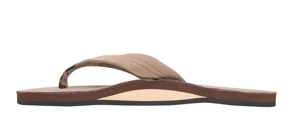 Rainbow Sandals Luxury Leather - Single Layer Arch Support with a 3/4" Medium Strap