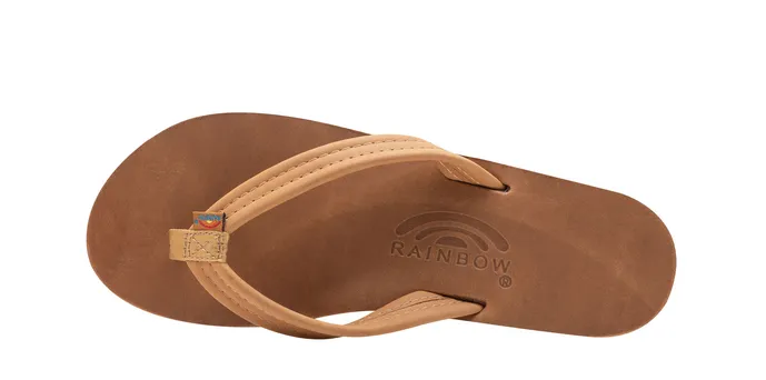 Rainbow Sandals Women Luxury Leather - Single Layer Arch Support with a 3/4" Medium Strap