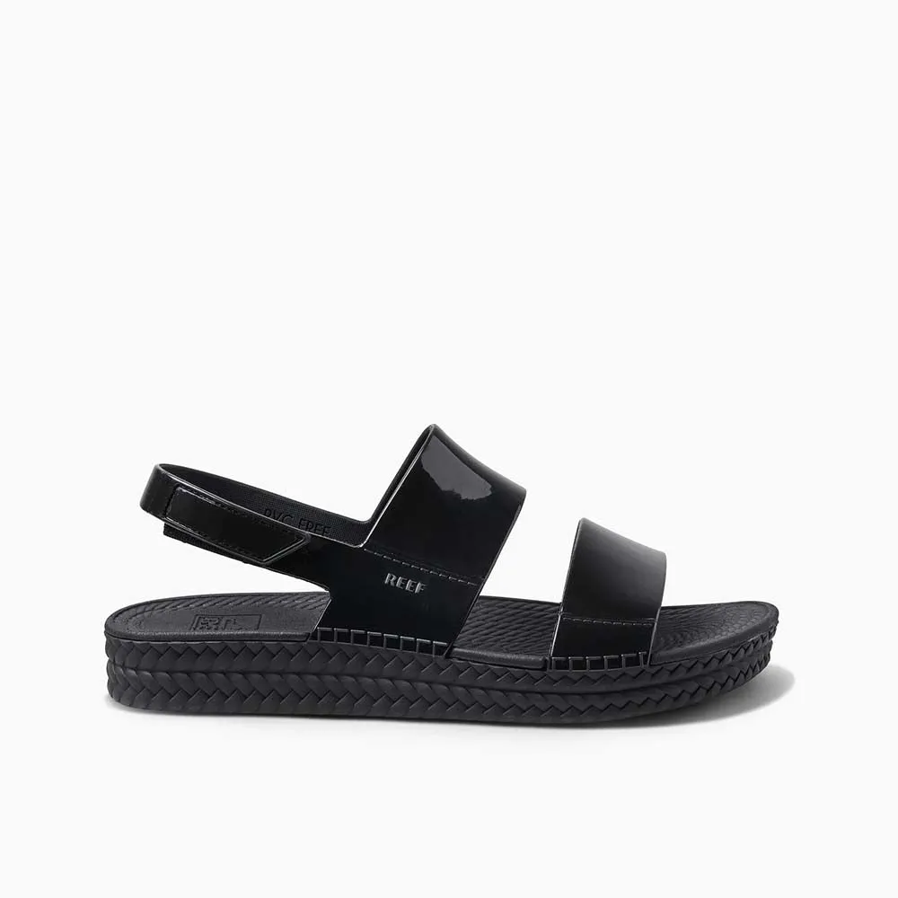 Reef Women Water Vista Sandals - Black Shine