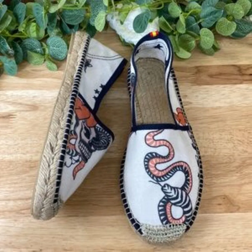 Respoke Fernanda Espadrille Flats Cream 39