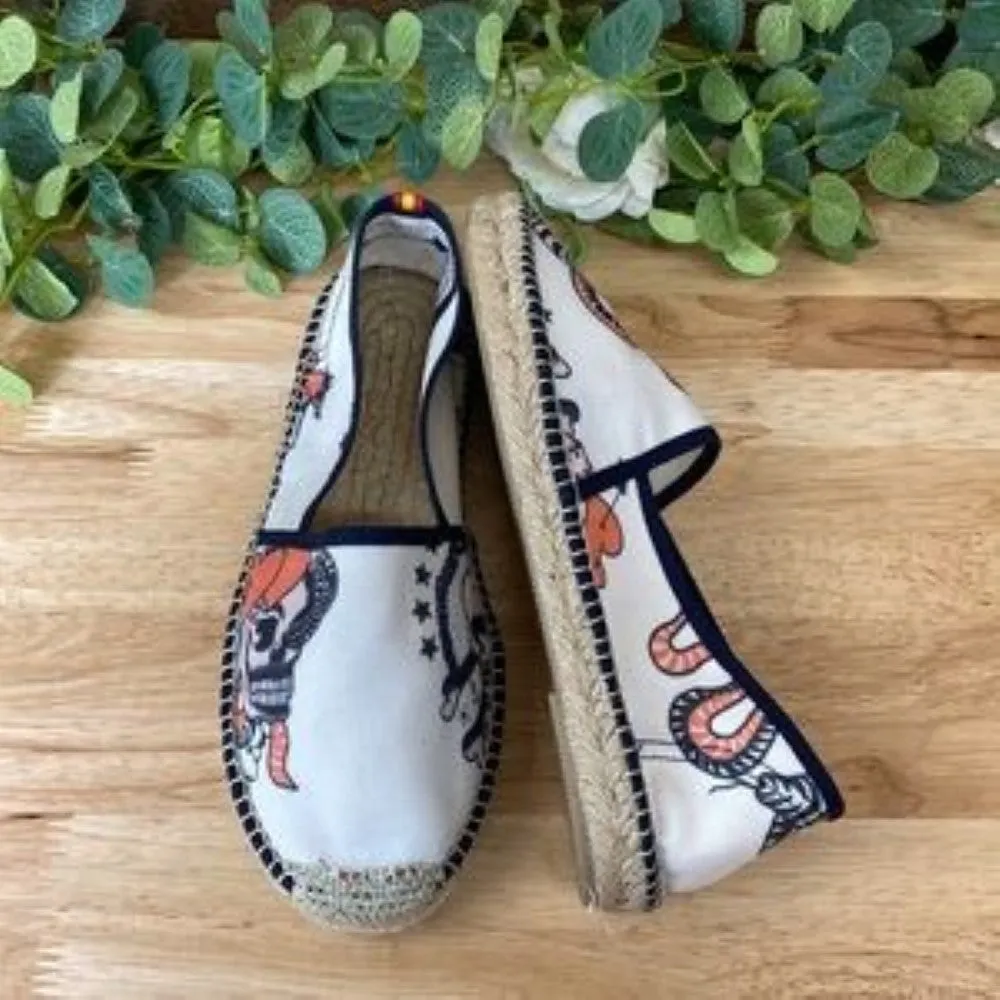 Respoke Fernanda Espadrille Flats Cream 39