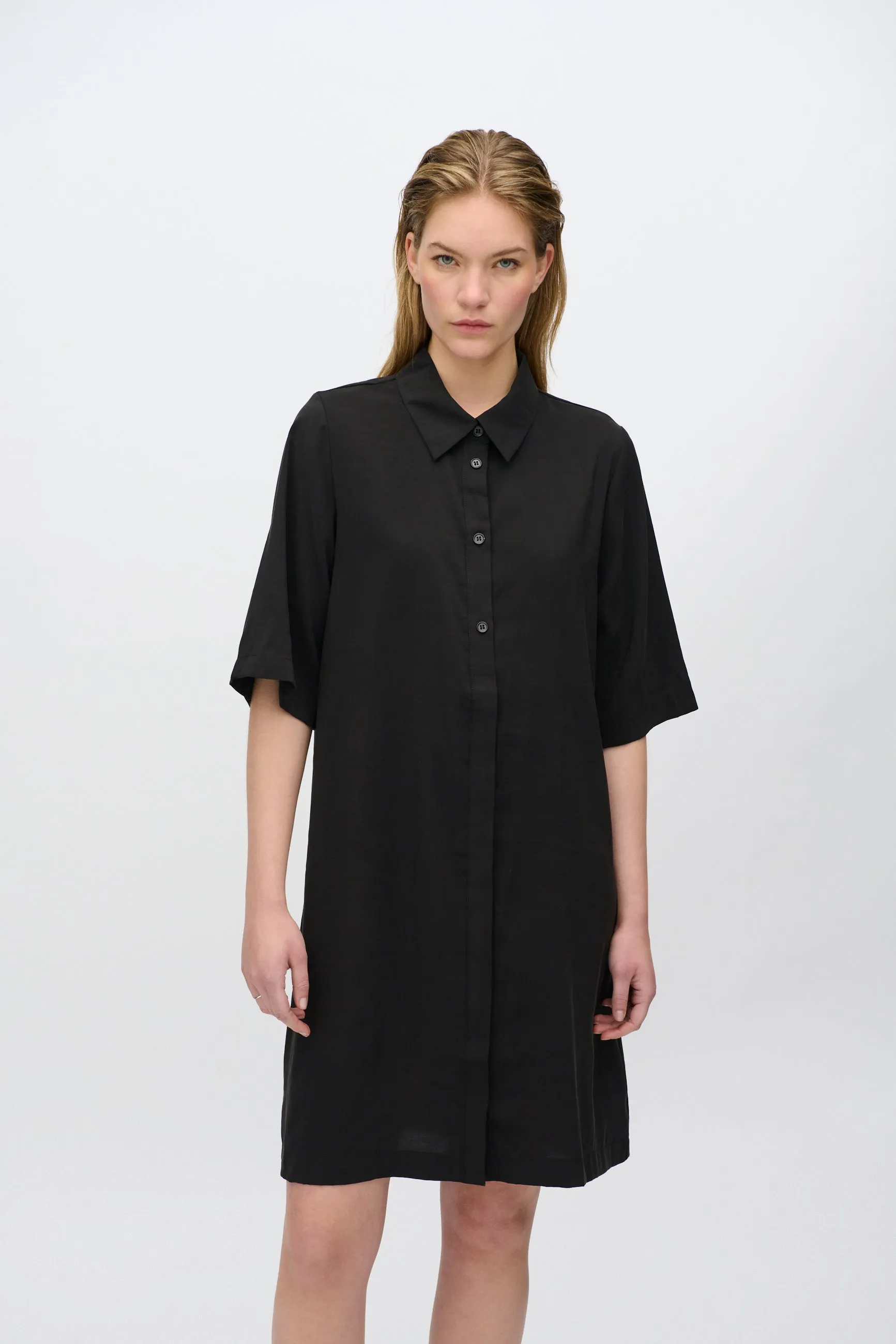 Rey shirt dress 3780 - Black