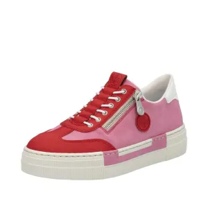 Rieker Pink and Chili Platform trainer|N495231-Trainer