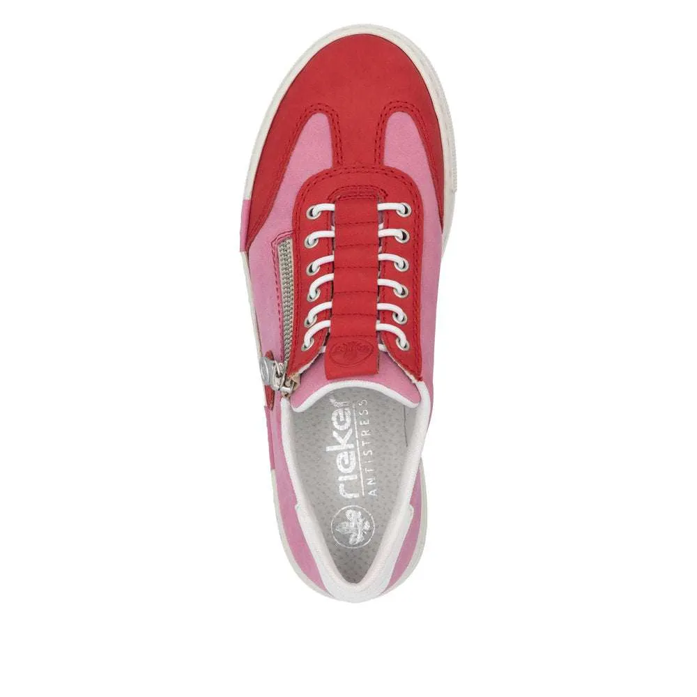 Rieker Pink and Chili Platform trainer|N495231-Trainer