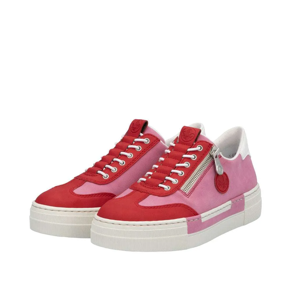 Rieker Pink and Chili Platform trainer|N495231-Trainer
