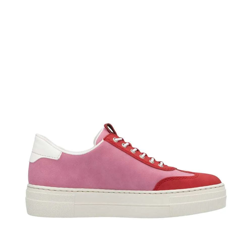 Rieker Pink and Chili Platform trainer|N495231-Trainer