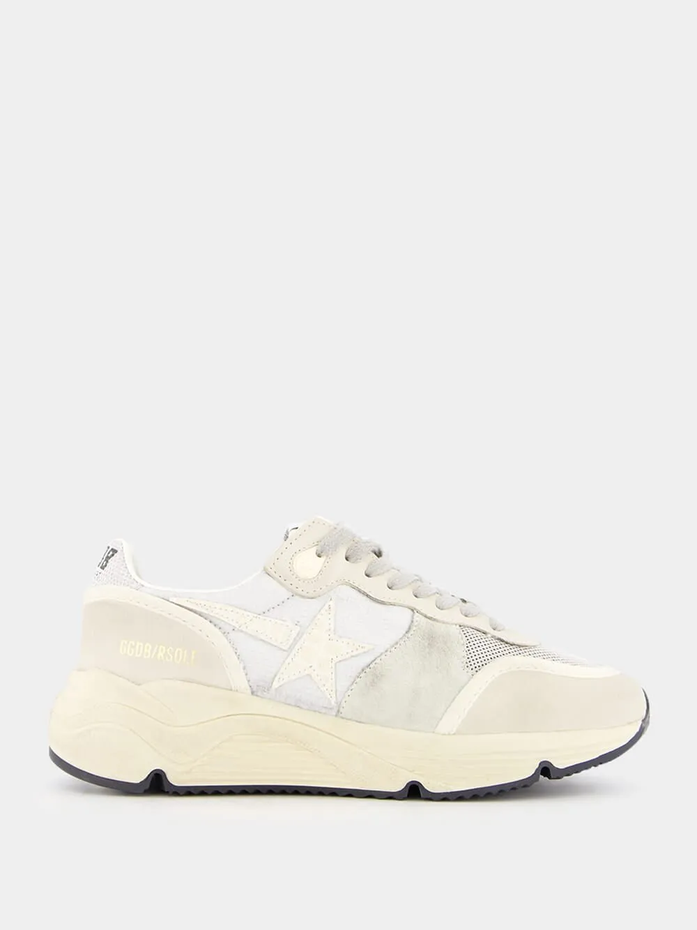 Running Sole Leather Sneakers