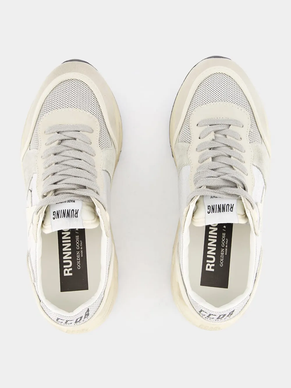 Running Sole Leather Sneakers