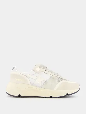 Running Sole Leather Sneakers
