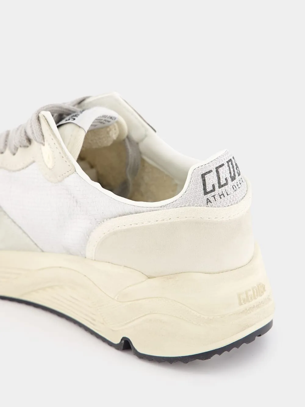 Running Sole Leather Sneakers