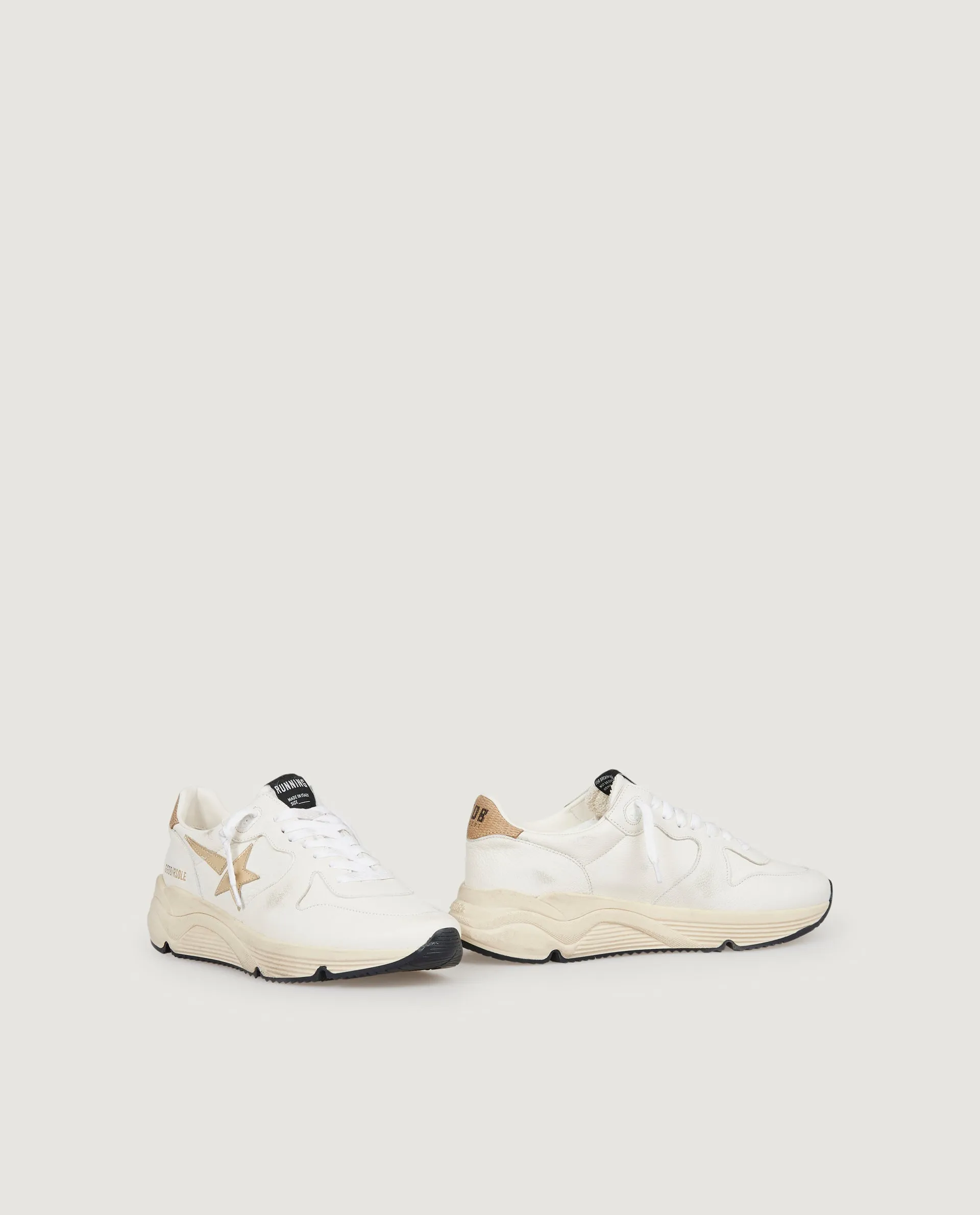 Running sole sneakers
