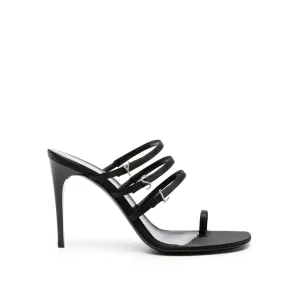 SAINT LAURENT Chic 9.5 cm Satin Sandals
