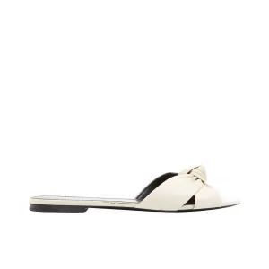 SAINT LAURENT Luxury Leather Slide Sandals