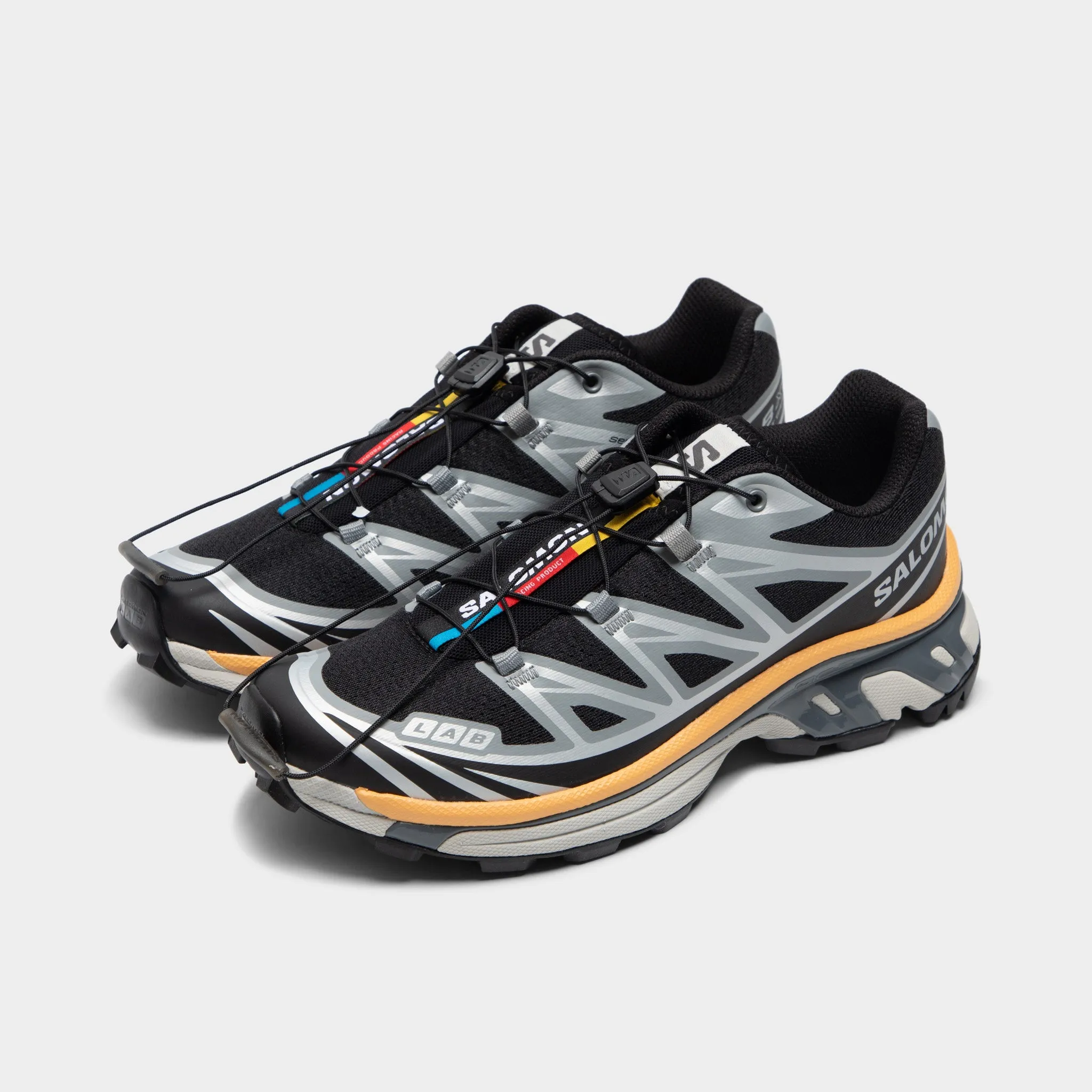Salomon XT-6 Black / Silver - Warm Apricot