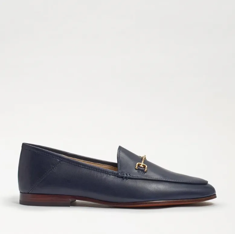 SAM EDELMAN Loraine Bit Baltic Navy Leather Women Loafer
