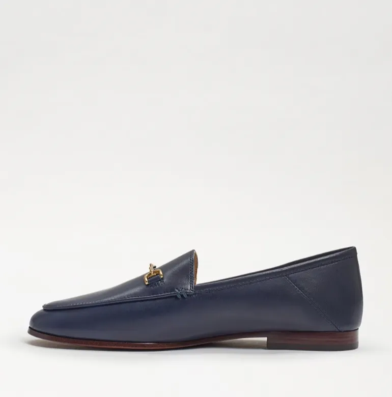 SAM EDELMAN Loraine Bit Baltic Navy Leather Women Loafer