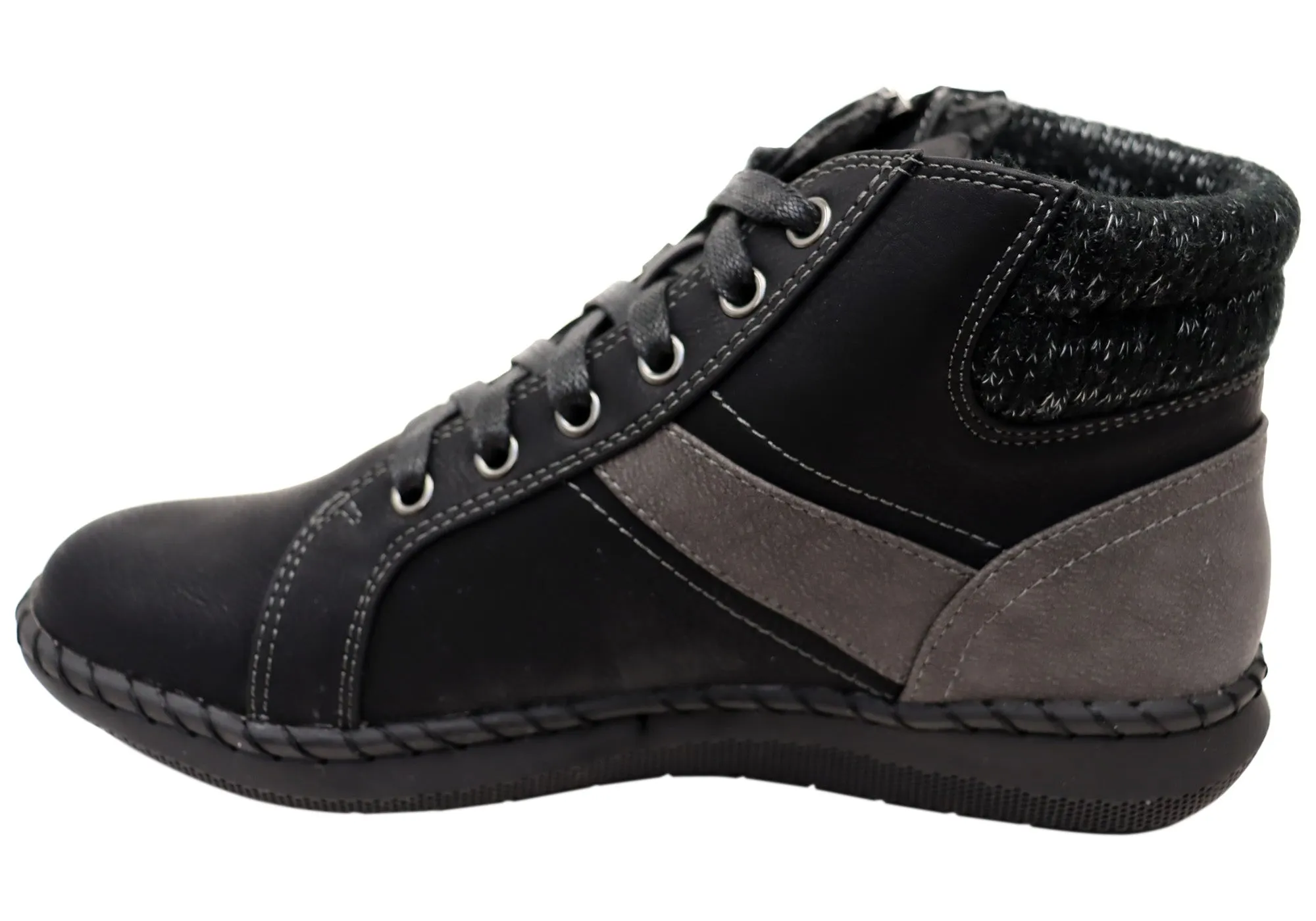 Scholl Orthaheel Womens Wanda Comfortable Ankle Boots
