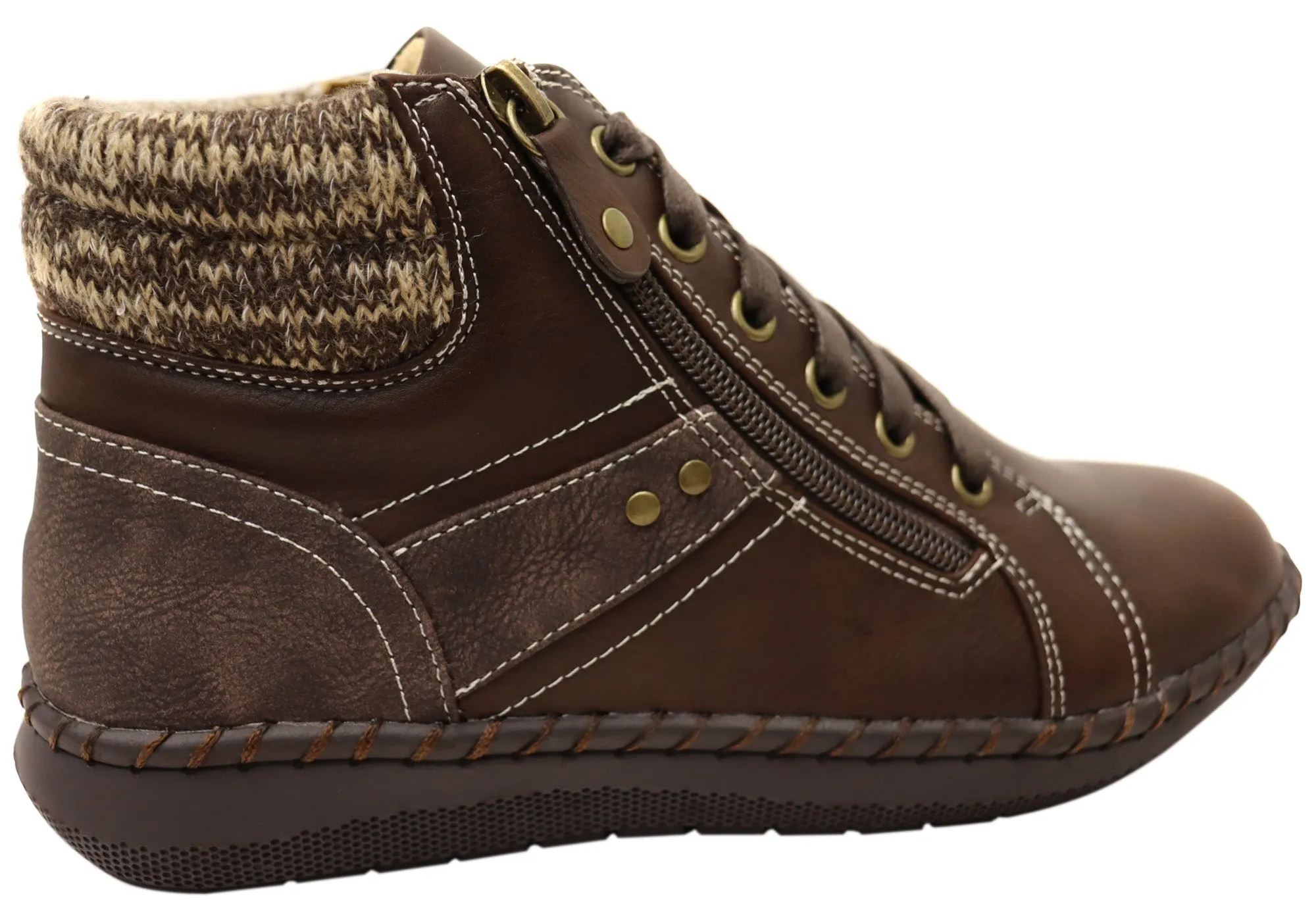 Scholl Orthaheel Womens Wanda Comfortable Ankle Boots