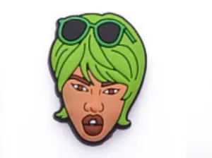 SHOE CHARMS - GREEN LIL KIM