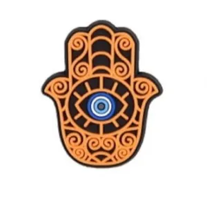 SHOE CHARMS - HAMSA EVIL EYE HAND