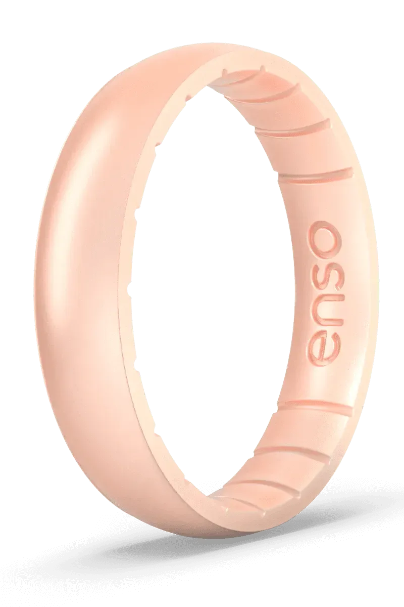 Silicone Thin Rose Gold Ring