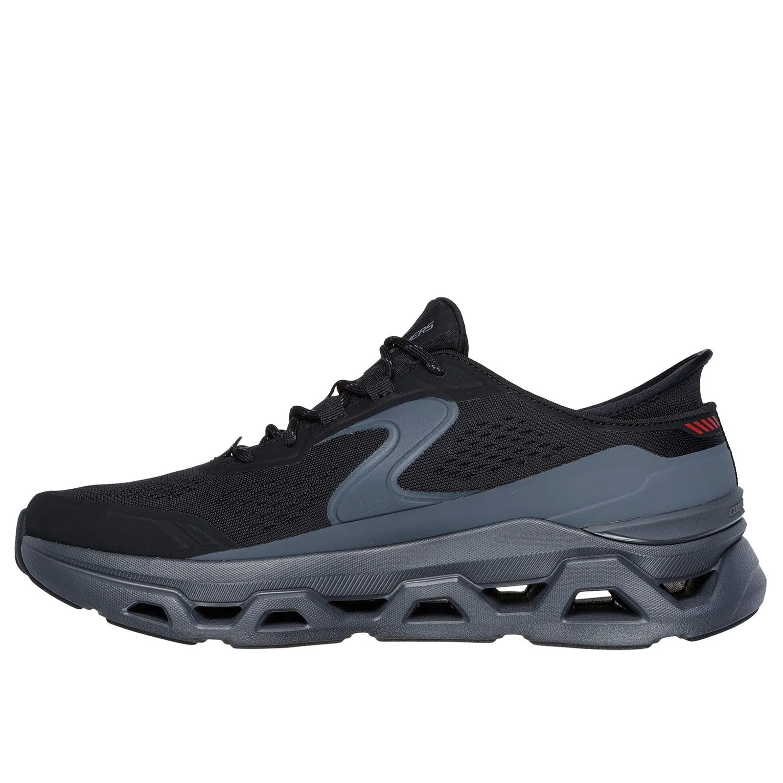 Skechers Mens Glide-Step Altus 232921-BKCC Black/Charcoal Slip On Shoe