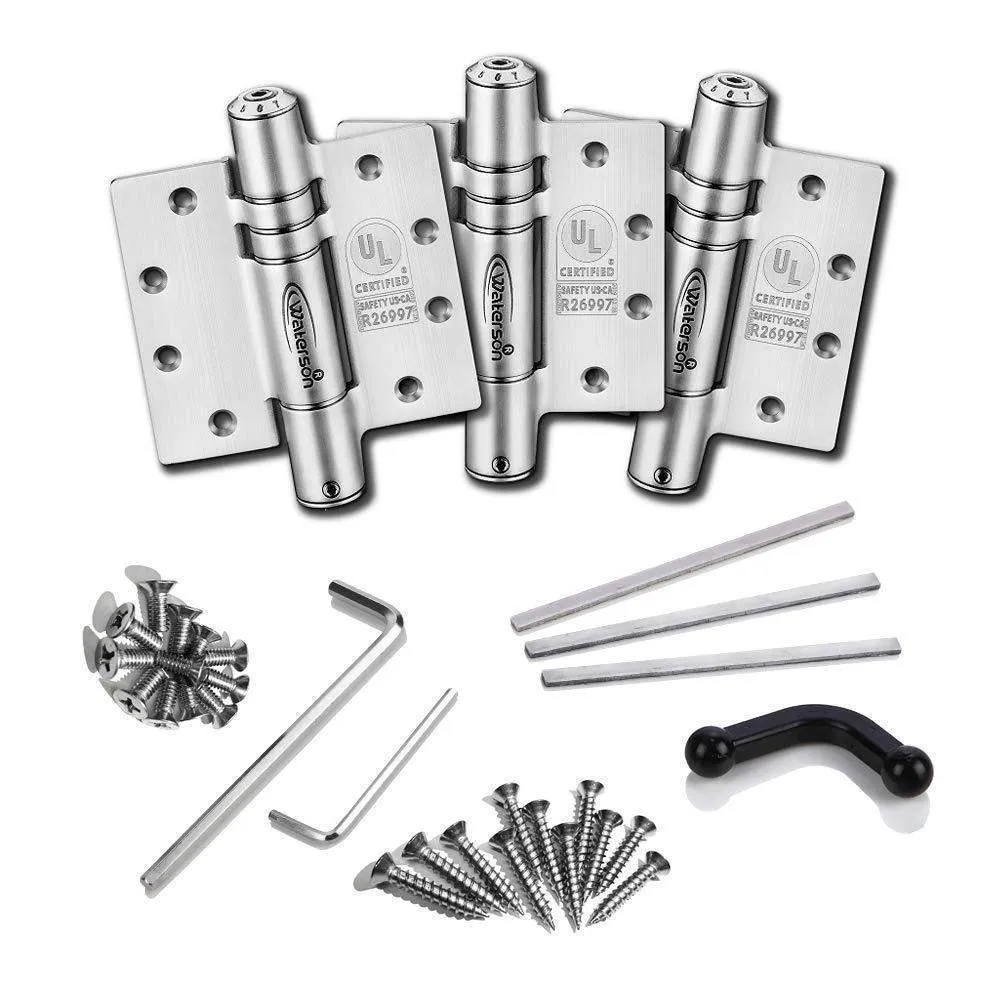 Soft Close Hydraulic Hinge | Interior Door | Arched Door | SS304 | K51M-450-D3 | 3 Pack