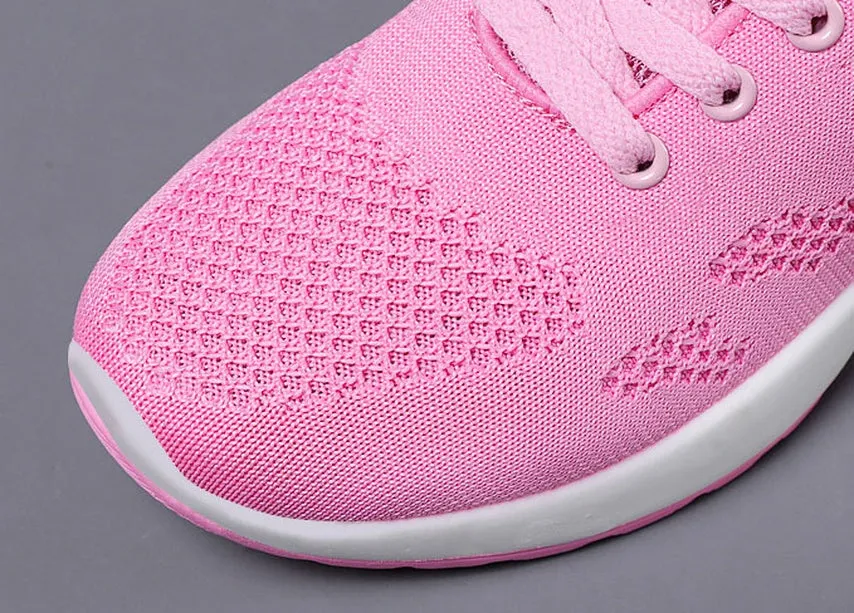Stylish Women's Running Sneakers with Breathable Mesh and Air Cushion Sole