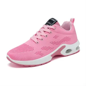 Stylish Women's Running Sneakers with Breathable Mesh and Air Cushion Sole