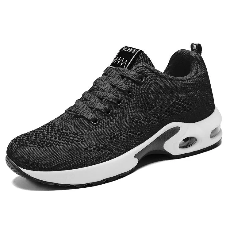 Stylish Women's Running Sneakers with Breathable Mesh and Air Cushion Sole