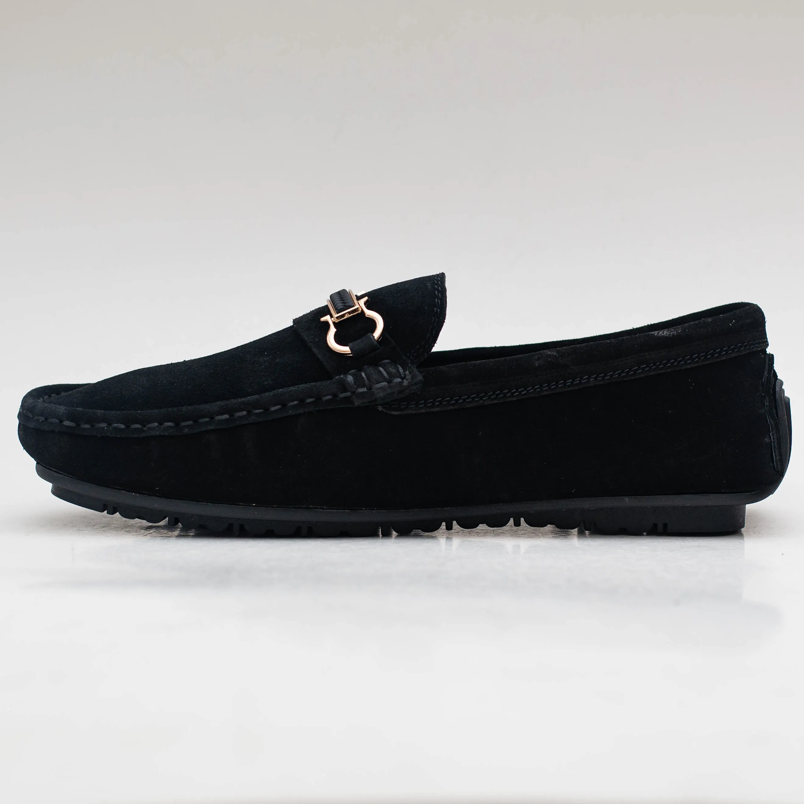Suede Black Loafer - 02