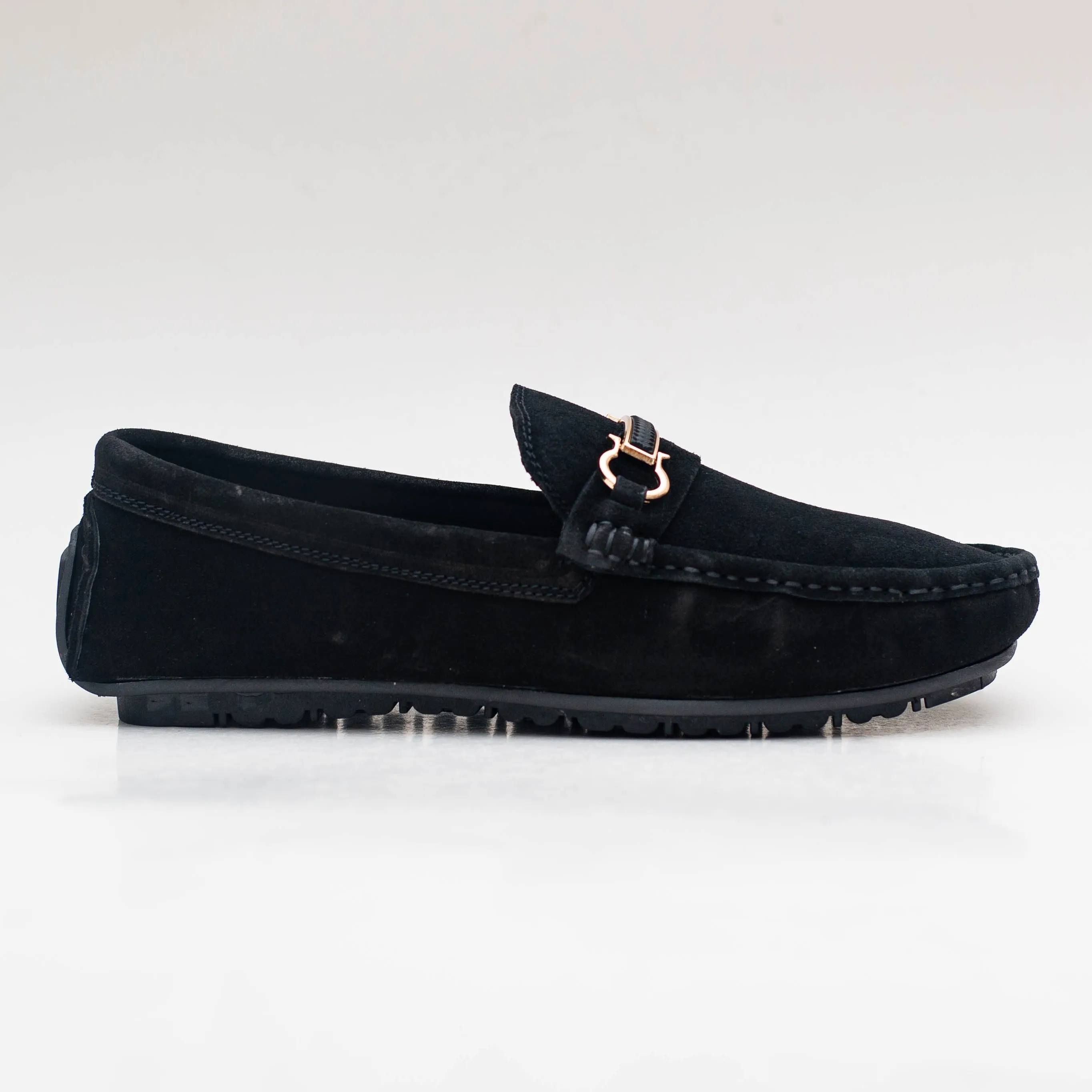 Suede Black Loafer - 02