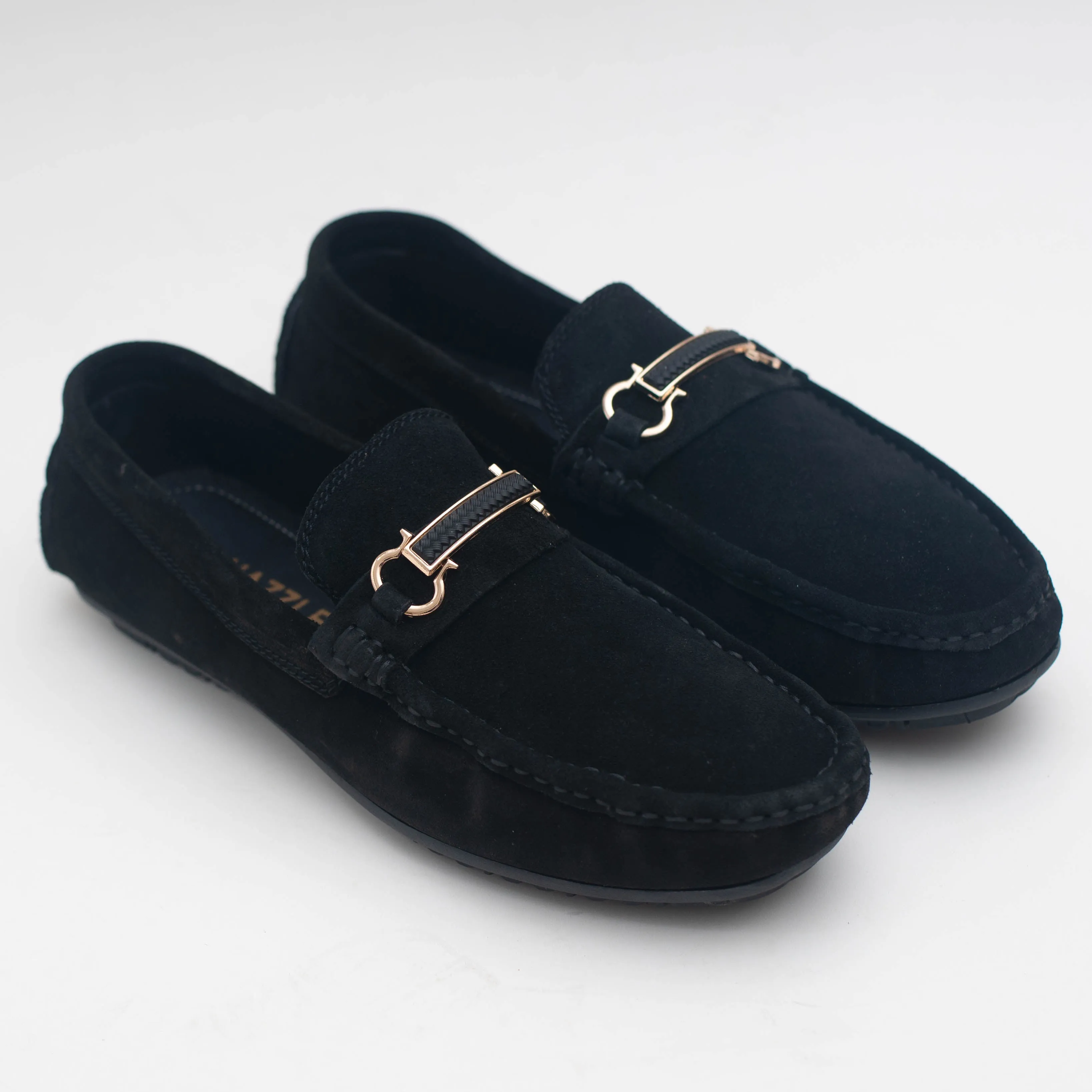 Suede Black Loafer - 02