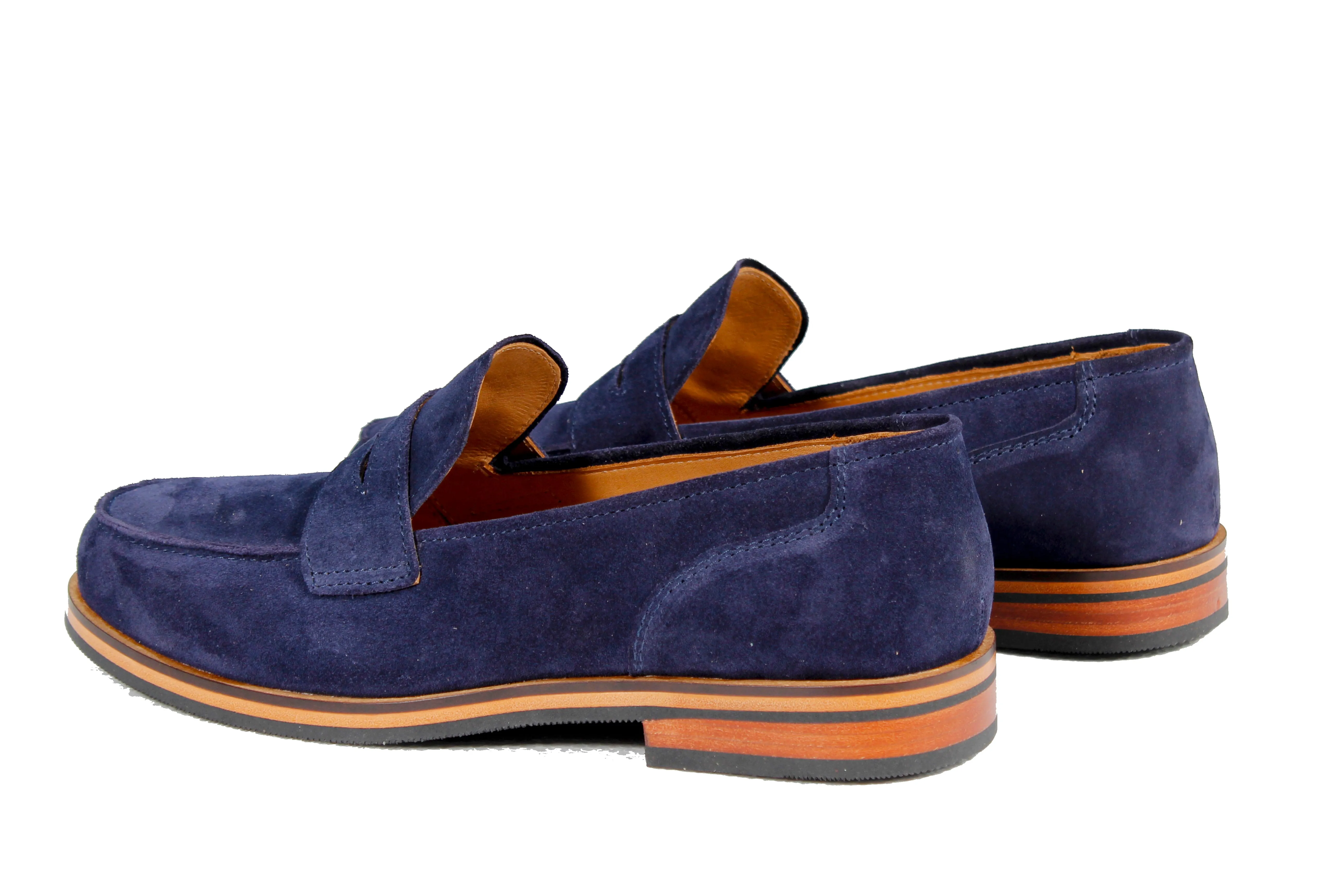 Suede Penny Loafers