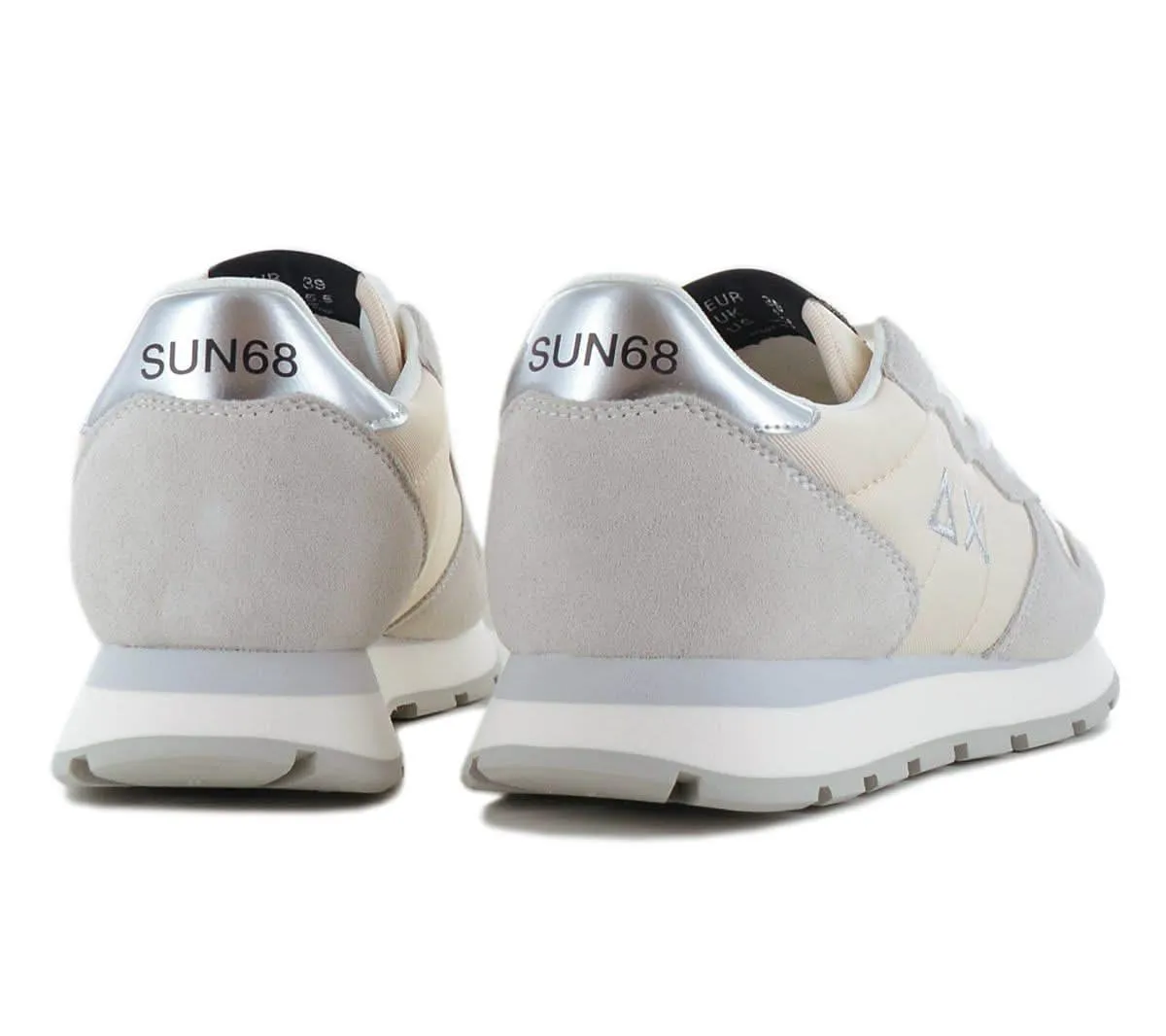 SUN68 Ally Gold Silver - Damen Sneakers Schuhe Beige Z44202-31