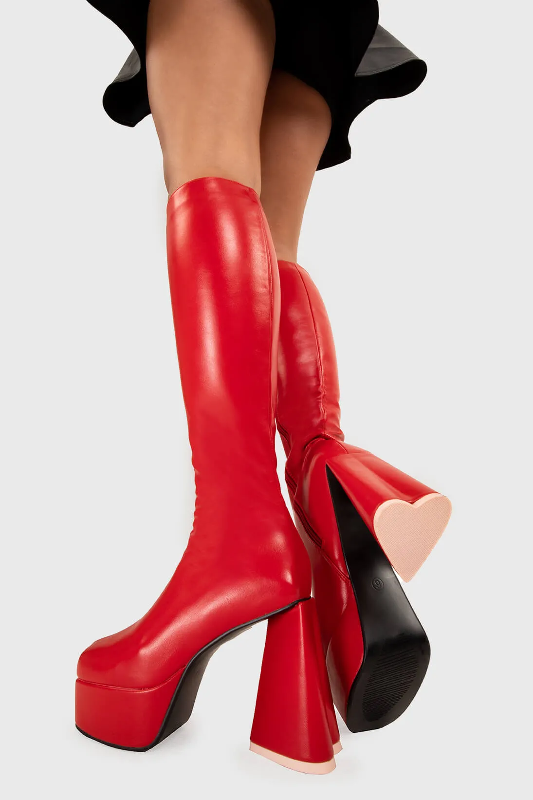 Sweet Talker Platform Knee High Boots