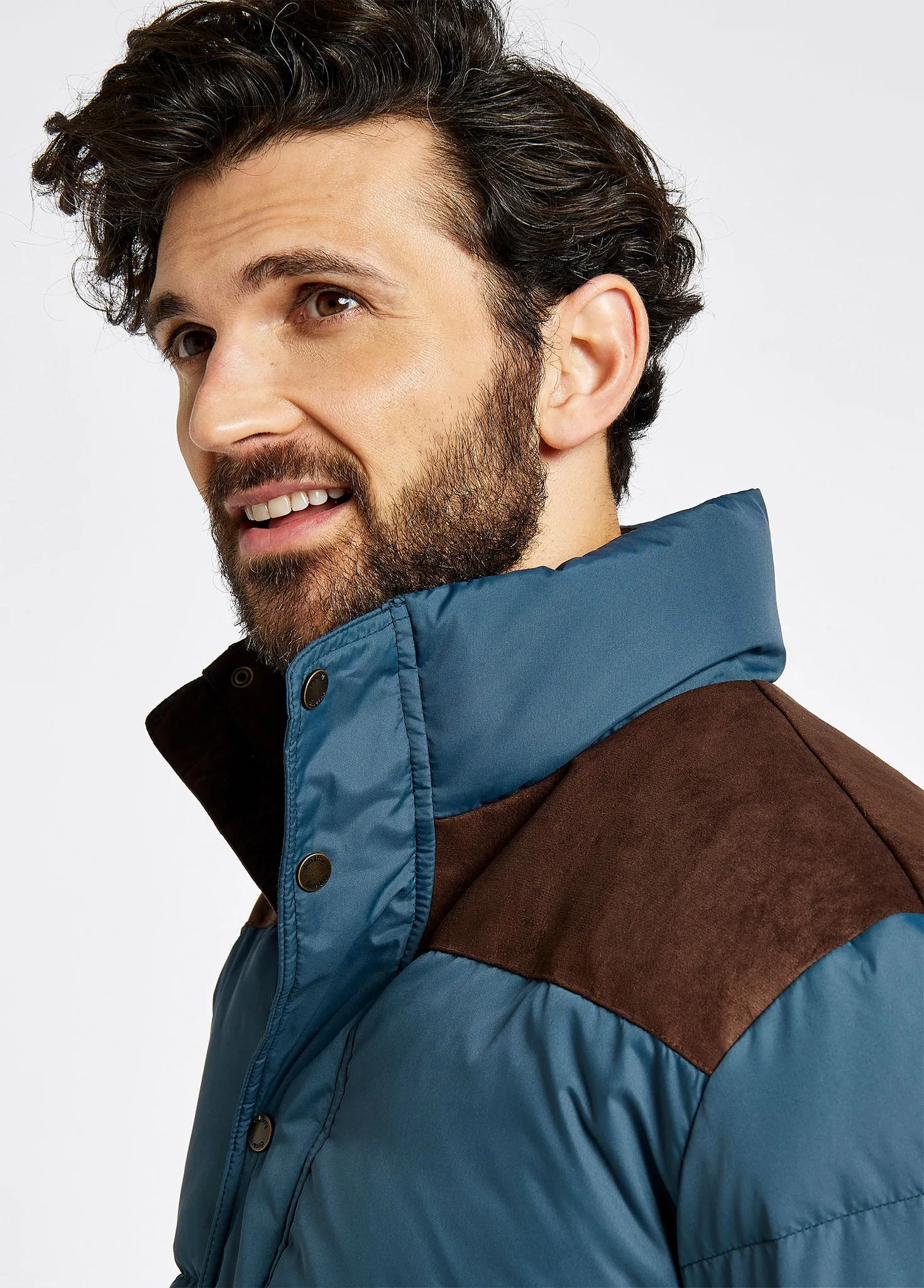 Talbot Down Filled Jacket - Steel