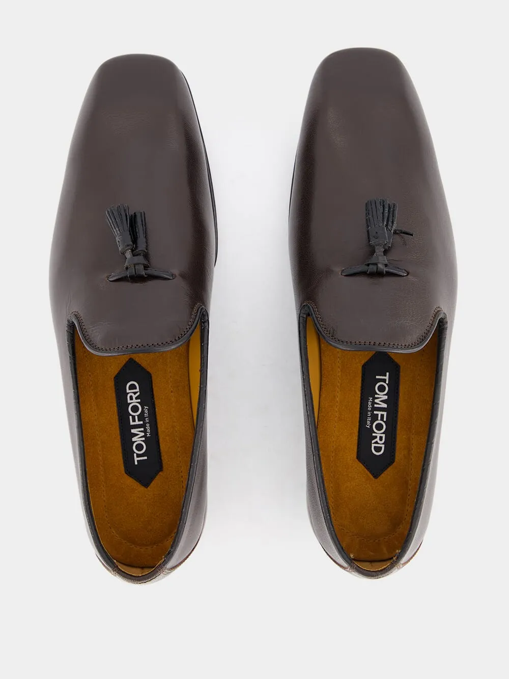 Tassel-Detail Leather Loafers