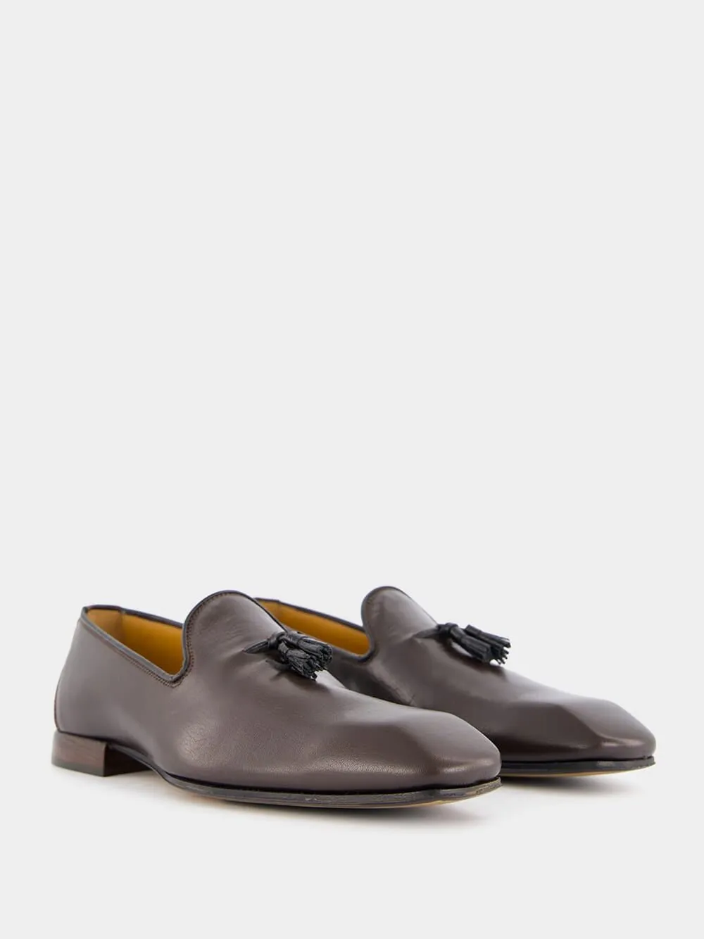 Tassel-Detail Leather Loafers