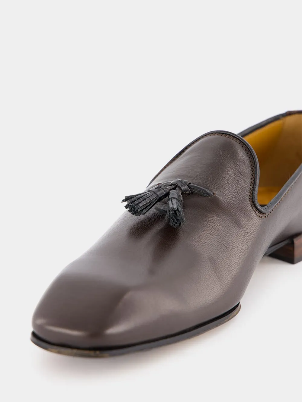 Tassel-Detail Leather Loafers