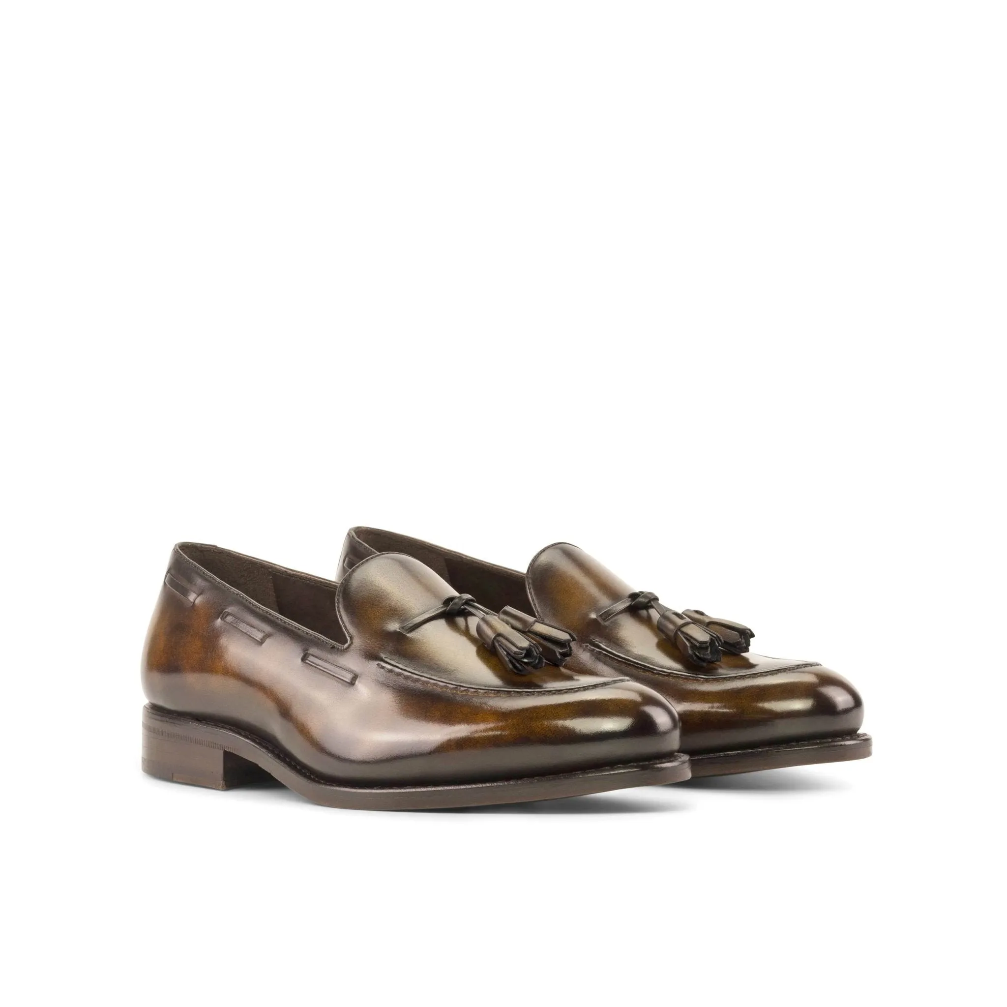 Tassel Loafer Tobacco Patina Box Calf